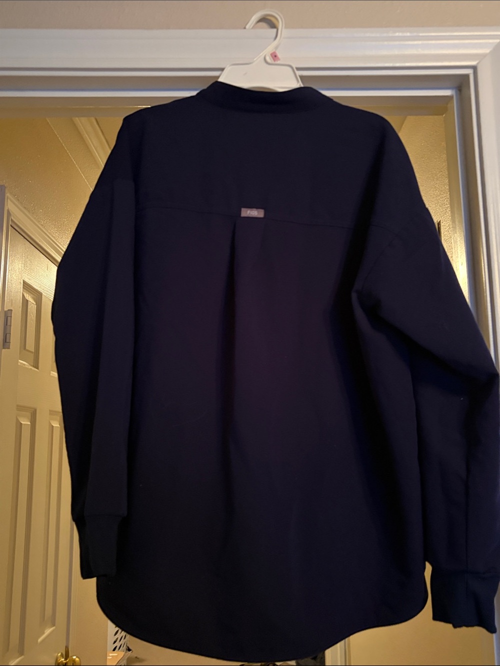 Figs Navy Long sleeve Rafaela Scrub Top - Picture 3 of 3